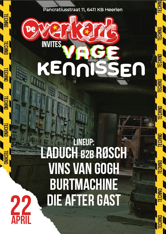 De Overkant invites Vage Kennissen — 22 April